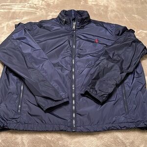 New mens XXL POLO RALPH LAUREN Hooded windbreaker. NWOT